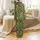 Cottagecore Mushroom Forest: Whimsical Fungi Green Velveteen Plush Throw Satin Pajamas Set - 3