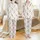 Teacher Appreciation Personalized: Whimsical Pastel Pencil Design Ceramic Keepsake Satin Pajamas Set - 1