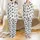 Black Goldendoodle Fan's Watercolor Puppy Fleece: Soft Cozy Loungewear Top Satin Pajamas Set - 1