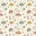 Cottagecore Home: Vintage Whimsical Mushroom & Forest Velveteen Plush Throw Satin Pajamas Set - 4