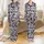 Bridesmaid Custom Monogram Sleepwear: Minimalist Geometric Abstract Bamboo Viscose Lounge Set Satin Pajamas Set - 1