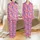 Women's Soft Rayon Button Down Pajama Set: Vibrant Floral Print Short Sleeve Pants Gift Satin Pajamas Set - 1