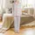 Children's Personalized Pima Cotton Pajamas: Whimsical Striped Snowflake, Star & Reindeer Design Satin Pajamas Set - 2