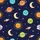 Toddler & Kids' Happy Galaxy Adventure Space Pajama Pattern PDF Satin Pajamas Set - 4