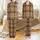 Men's Rustic Tartan Plaid Pajamas: Caramel & Navy Grid Loungewear Satin Pajamas Set - 1