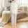 Women's Personalized Bridal Party Satin Sleepwear Set: Elegant Script & Champagne Flute Pattern Satin Pajamas Set - 3