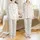 Women's Personalized Bridal Party Satin Sleepwear Set: Elegant Script & Champagne Flute Pattern Satin Pajamas Set - 1