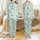 Baby & Toddler Underwater Ocean Print Zipper Onesie with Foldable Footies & Mittens Newborn-6Y Unisex Pajama Satin Pajamas Set - 1