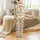 Festive Family Pajamas: Whimsical Pancake, Elf & Gingerbread Holiday Pattern Satin Pajamas Set - 3