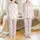 Coquette Christmas Blush Pink Nutcracker Ballet Satin Sleep Set: Watercolor Festive Loungewear Satin Pajamas Set - 1