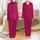 Women's Fuchsia Magenta Abstract Botanical Leaf Organic Cotton Double Gauze Pajamas Set Satin Pajamas Set - 1