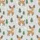 Ridgeback & Large Dog Breeds: Cute Cartoon Deer, Evergreen, Snowflake Pattern – Heather Grey Beige Zipperless Pajamas Satin Pajamas Set - 4
