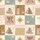 Family Nativity Quilt Pattern Sleep Set - Baby Jesus Manger & Angel Polyester Spandex Satin Pajamas Set - 4