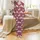 Greyhound Dog Pajamas Sewing Pattern: XLarge Fuchsia Botanical Folk Art Design Digital Download Satin Pajamas Set - 2
