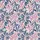 Women's Abstract Petal Print Pajama Shorts Set: Soft Rayon Spandex with Button Top & Interior Pockets Satin Pajamas Set - 4