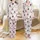 Bridesmaid Custom Pajama Set: Watercolor Plum & Blush Peony Rose Print, Rayon Blend Short Set Satin Pajamas Set - 1