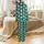 Men's Pembroke Welsh Corgi Pajama: Funny Green Plaid Dog Lover Loungewear Gift Satin Pajamas Set - 3