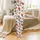 Festive Family Pajamas: Whimsical Pancakes & Holiday Sleepwear Pattern - Cozy Christmas Set Satin Pajamas Set - 2