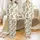 Christian Christmas Loungewear: Watercolor Nativity Scene, Baby Jesus & Golden Cross Sleep Set Satin Pajamas Set - 1