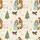 Christian Christmas Loungewear: Watercolor Nativity Scene, Baby Jesus & Golden Cross Sleep Set Satin Pajamas Set - 4