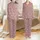 Bridesmaid Dusty Rose Satin Shorts Pajamas: Personalized Name & Role, 'Love Joy' Script Wreath Design Satin Pajamas Set - 1