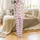 Family Matching Pink Bubblegum Santa Pattern Flame Resistant Polyester Sleepwear Set Satin Pajamas Set - 2