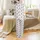 Empowering Women's Pajamas: 'Yes Girl You Can' Brush Script & Pink Heart Pattern Satin Pajamas Set - 3