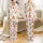 Whimsical Women's & Kids' Pajamas: Pink Pancakes, Hot Chocolate & Gingerbread Pattern Satin Pajamas Set - 1