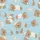 Dreamy Comfort Pajamas: Crochet-Style Sleepy Bear & Bunny Print Satin Pajamas Set - 4