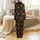 Kids & Toddlers Bamboo Pajamas Set: Whimsical Rust Mushroom & Olive Leaf Design Satin Pajamas Set - 3