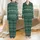 Family Matching Green Christmas Pajamas: Folk Art Tree Reindeer Snowflake Fair Isle Organic Cotton Sleep Sets Satin Pajamas Set - 1