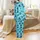 Family Matching Summer Deep Navy Turquoise Geometric Sea Turtle Cotton Pajamas Satin Pajamas Set - jfrskm4qfv