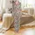 Women's Christmas Velvet Ensemble: Festive Baubles & Gingerbread Pattern - Luxurious Lounge Set Satin Pajamas Set - 2