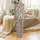 Women's Christmas Velvet Ensemble: Festive Baubles & Gingerbread Pattern - Luxurious Lounge Set Satin Pajamas Set - 3