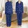 Women's Whimsical Cerulean & Sapphire Jellyfish Ocean Print Satin Loungewear Shorts Set Satin Pajamas Set - 1