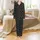 Couples' Personalized Silky Satin Pajamas: Mr. & Mrs. Wedding Ring & Heart Pattern Sleep Set Satin Pajamas Set - 2