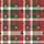 Family Holiday Traditional Christmas Tartan Plaid Forest Green Red White Holly Snowflake Design Satin Pajamas Set - 4