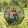 Devotional Art Lovers Luminous Stained Glass Jesus Reading Book, Tiffany Style Floral Mosaic, Jewel Tone Serenity Stained Glass Suncatcher - 4
