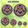 Floral Art Admirers' Intricate Tiffany-Style Purple Iris Stained Glass Celestial Mosaic Stained Glass Suncatcher - LUz3yoqPNx