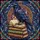 Fantasy & Lore Enthusiasts' Majestic Raven Stained Glass Art, Mystical Books & Arcane Symbols, Jewel Tones Stained Glass Suncatcher - 7