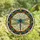 Art Enthusiasts' Intricate Stained Glass Dragonfly Amber Blue Teal Violet Tiffany Style Mosaic Stained Glass Suncatcher - yf9FfWhUic