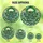 Art Lovers' Intricate Emerald Green Stained Glass Cascading Plant Tendrils Dappled Light Mosaic Stained Glass Suncatcher - SzrX215iFm
