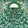 Art Lovers' Intricate Emerald Green Stained Glass Cascading Plant Tendrils Dappled Light Mosaic Stained Glass Suncatcher - 7