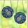 Nature Lovers' Tiffany Style Chickadee Stained Glass Floral Mosaic, Vibrant Purple Blue Green Jewel Tones Stained Glass Suncatcher - MVW1YyaLc_