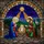 Faithful Art Enthusiasts' Tiffany-Style Nativity Adoration Stained Glass Mosaic, Deep Blue Red Gold Jewel Tones, Radiant Star, Detailed Archway Stained Glass Suncatcher - 7