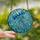 Ocean Enthusiasts' Detailed Tiffany Stained Glass Jellyfish Aquamarine Sapphire Blue Underwater Mosaic Pattern Stained Glass Suncatcher - 2