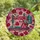 Sewing Enthusiasts' Jewel Tone Tiffany Stained Glass Pink Rose & Teal Sewing Machine Art Stained Glass Suncatcher - 4