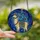 Holiday Enthusiasts' Luminous Cream Llama Tiffany Stained Glass Christmas Tree Winter Night Mosaic Stained Glass Suncatcher - 5RmFRIn3bS