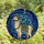 Holiday Enthusiasts' Luminous Cream Llama Tiffany Stained Glass Christmas Tree Winter Night Mosaic Stained Glass Suncatcher - qwo-arko9Y