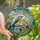 Nature Lovers' Vibrant Tiffany Stained Glass Bluebird Golden Leaves Red Berries Intricate Mosaic Stained Glass Suncatcher - yUPX3dGpvD